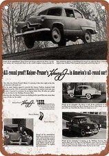 Metal Sign - 1951 Henry J Vintage Ad 17 - Old Retro Rusty Look
