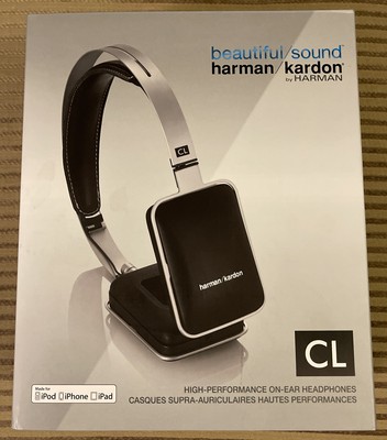 Brand New Harman/Kardon CL Wired Headband Headphones - Silver/Black Still  Sealed | eBay