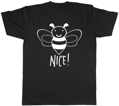 Bee Nice Herren Damen Unisex T-Shirt