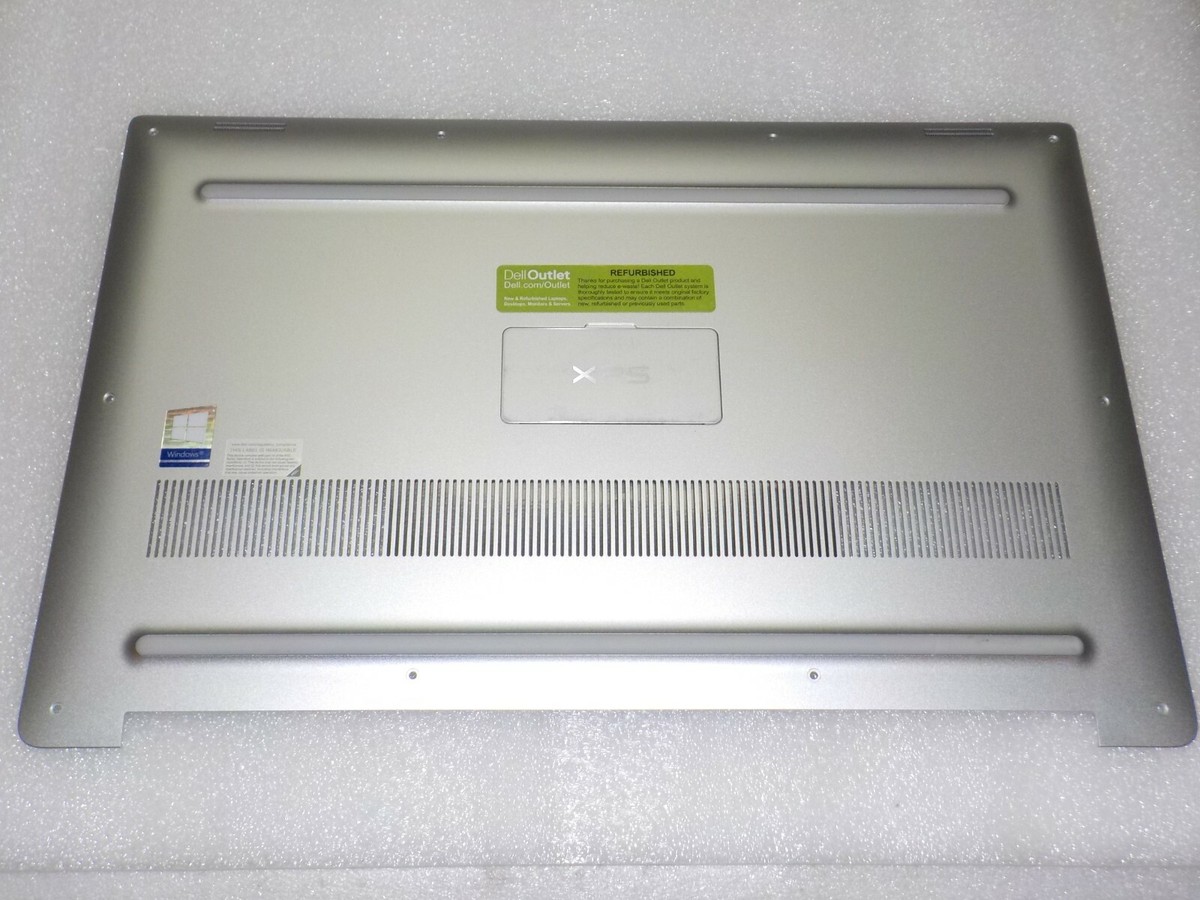 REF Genuine Dell XPS 15 9580 Laptop Bottom Base Case Silver Cover 