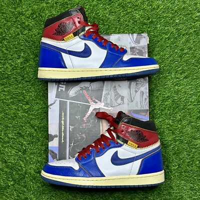 Size 7.5 Mens Jordan 1 Retro NRG x Union LA High Storm Blue