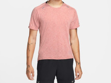 Nike Uomo Dri-FIT ADV Run Div Pinnacle S/S Canyon Rust Running Top DQ6540-691 L