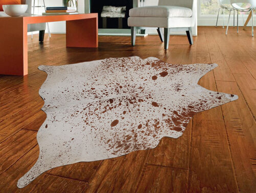 100% New Cowhide Rugs Area Cow Skin Leather (53