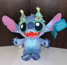Disney 100 Years Stitch Plush Christmas Tree Stuffed Animal Toy 7  New NWT