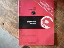 John Deere 455 Offset Disk Owner Operator Maintenance Manual Original OM-A46594