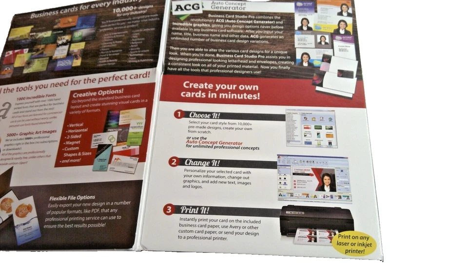 Disco Summitsoft Business Card Studio Pro y descarga G7 Foto 3 de 4