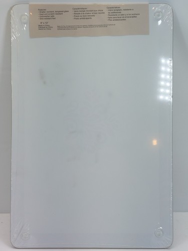 Smart Living 8""×12"" Boho Glas Schneidebrett brandneu - Bild 4 von 5