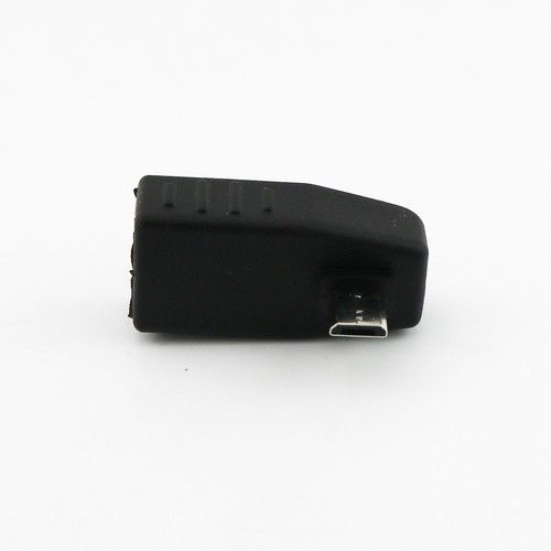 USB 2.0 A Female To Left Angle Micro USB 5 Pin B Male OTG Host Adapter Connector - Picture 4 of 8