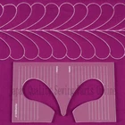 Feather Template Expansion Pack fit low shank and high shank ruler foot #RL-4X