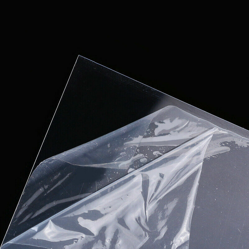 5Pcs A4 PVC Flexible Plastic Sheets Transparent Gel DIY Crafts Film Lighting SPW