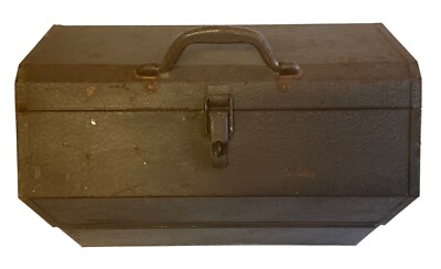 Vintage Kennedy #1018 Cantilever Metal Tool Box Chest Single Latch