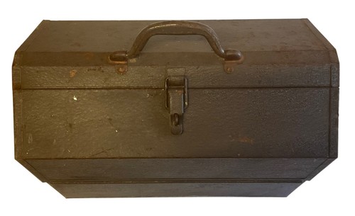 Vintage Kennedy #1018 Cantilever Metal Tool Box Chest Single Latch 18x10x12.5” - Picture 2 of 8