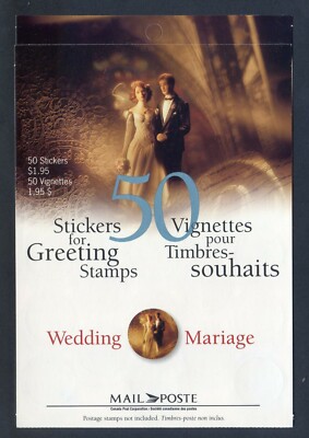 KANADA HEFT HOCHZEIT HOCHZEIT 50 AUFKLEBER POSTFRISCH+++X