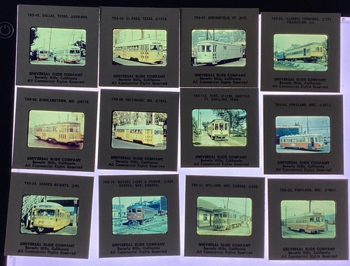 USA Canada Trolleys Cable Cars Photo Color Travel Slides CA OH IA TX MD OR VT - 第 1/9 張圖片