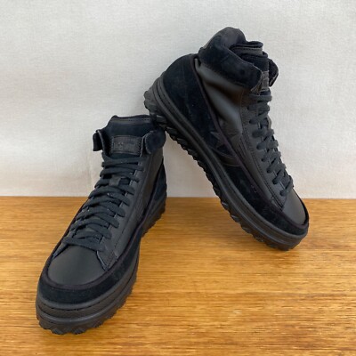 Mens Womens Converse Black Ice Pro Leather X2 High Top
