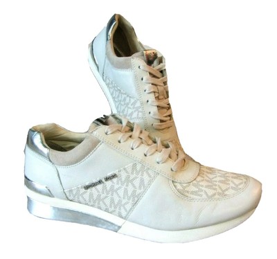 michael kors beige trainers