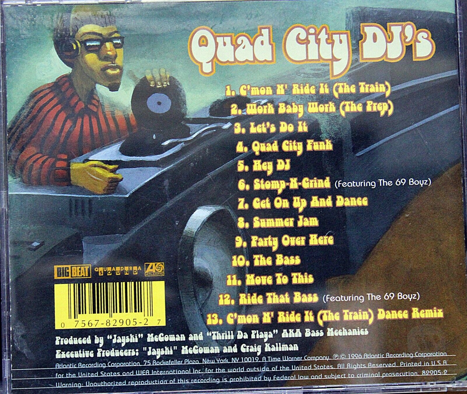Quad City DJs CD Get On Up and Dance hit Cmon and Ride It The Train 69 Boyz  | eBay