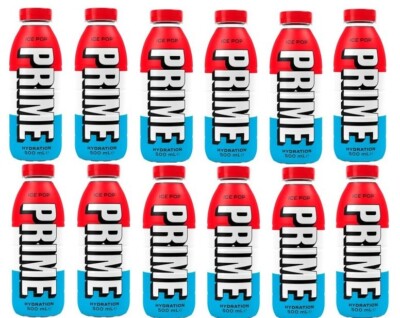 Prime Hydration Ice Pop Drink 12er  a 0,5 L Inc. 3,00  Einweg Pfand