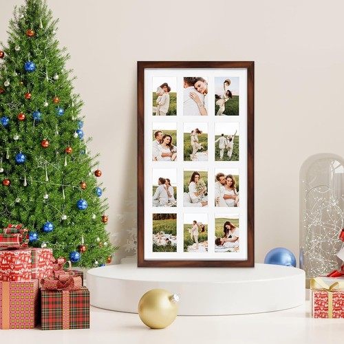 Lightweight Rustic 4x6 Collage Frames Set of 2 – 12 Openings for Elegant Display - Picture 6 of 8