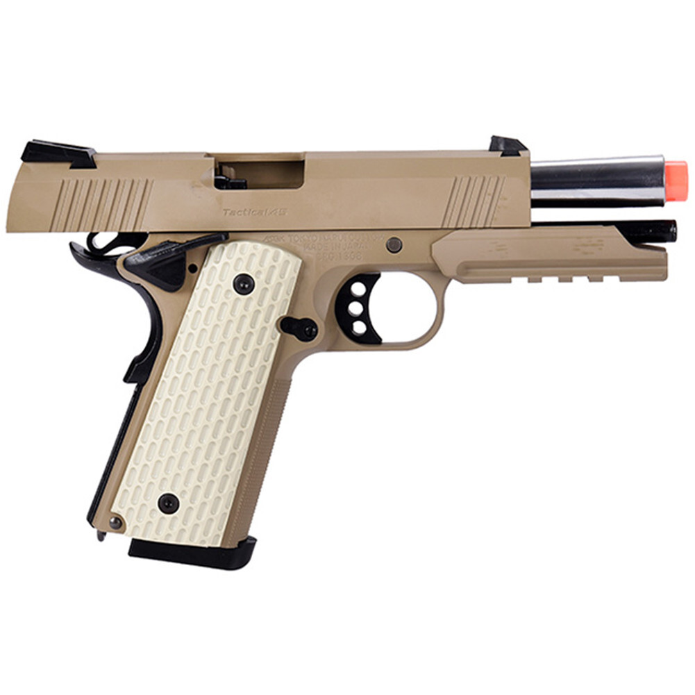  Pistola de gas Airsoft HI-CAPA 4.3 verde desierto con cargador  de velocidad libre BBS y estuche para pistola [Airsoft Blowback] : Deportes  y Actividades al Aire Libre