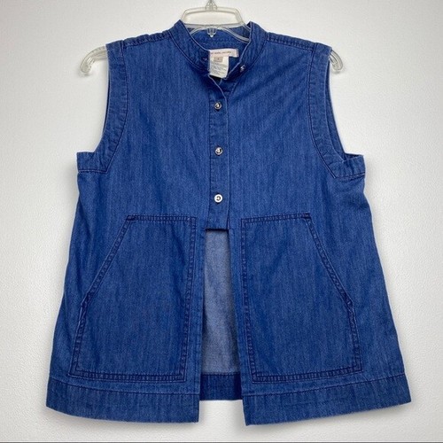 Marc Jacobs Blue Chambray Sleeveless Top