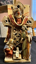 Kirkland's Potter's Garden Manger Scene Nativity Night Light Highly Detailed