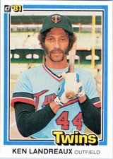 1981 Donruss #565 Ken Landreaux Minnesota Twins