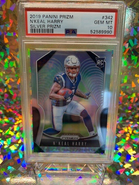 2019 Panini "SILVER" Prizm Rookies N'Keal Harry #342 PSA 10 GEM MINT Rookie RC