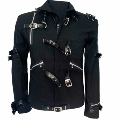 希少Michael Jackson Bad ジャケット　キッズ120 コスプレ Amazon.com: Rubies Costume Co H/S Bad Buckle Jacket Costume