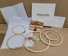 103 pieces Embroidery Kit for Beginners Embroidery Starter Kits for Kids Adult