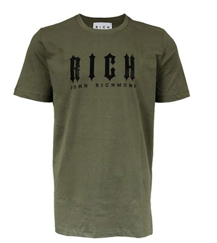 JOHN RICHMOND MEN T-SHIRT OVER ROCKS - Picture 2 of 6