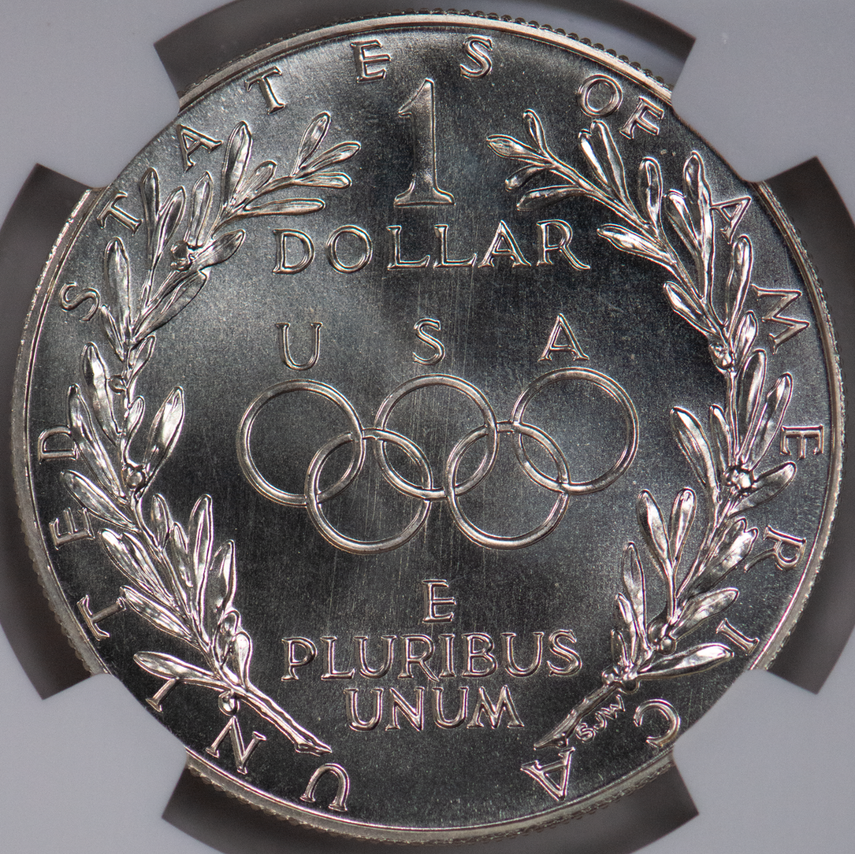 1988 D Olympics Commemorative Silver Dollar MS 69 NGC | eBay