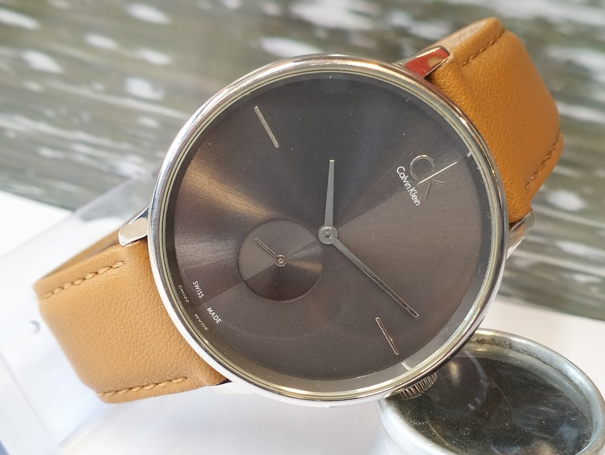 CALVIN KLEIN SUB-SECOND QUARTZ GRAY DIAL K2Y211 SWISS MEN