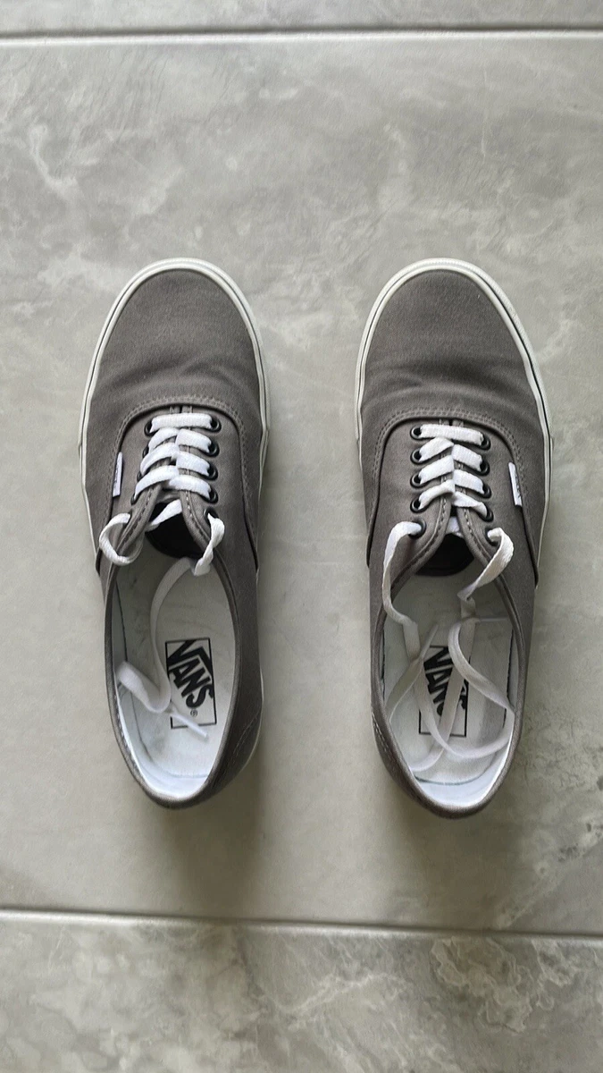 White and grey best sale vans