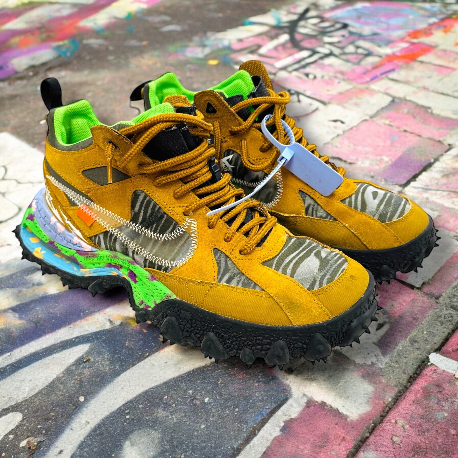 OFF WHITE X NIKE Taglia 13 Sneaker Nike Off White x Air Terra Forma beige grano DQ1615 700