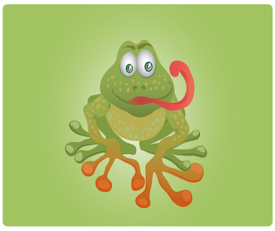 Mousepad Textil Frosch Motiv Nr. 23 Mauspad