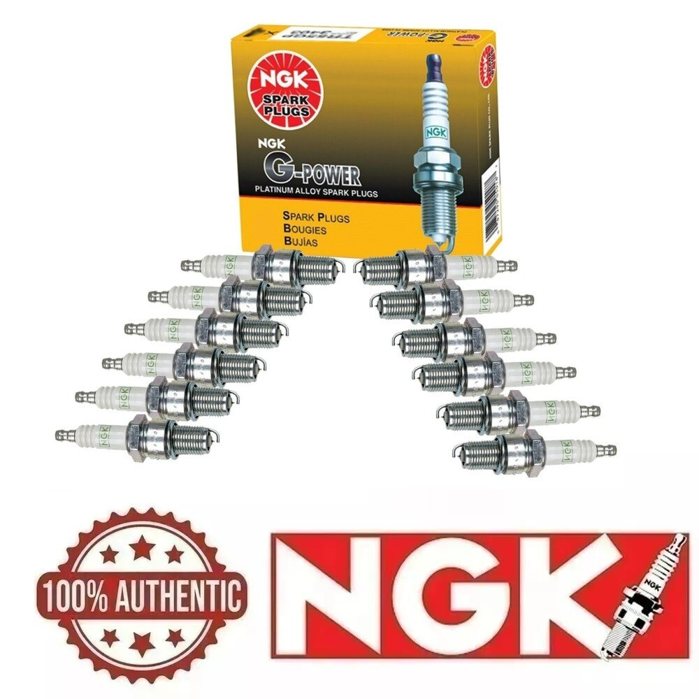 NGK PLATINUM Spark Plugs Set of 12 1999-2003 for Mercedes-Benz ML320