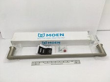  1 NEW Moen Genta 24" Towel Bar - BRUSHED NICKEL - BH3824BN cosmetic-2 