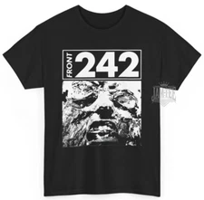 Front 242 T-Shirt, Music Band Rock N' Roll Punk Gothic Metal Retro Unisex Tee