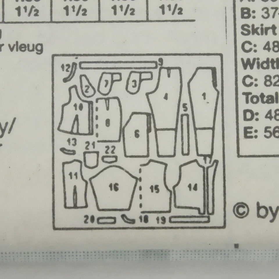 Burda 4564 Misses Jacket Skirt Pants Capri Button Up Shirt Pattern Sz 8-18 Uncut - Image 4 of 4