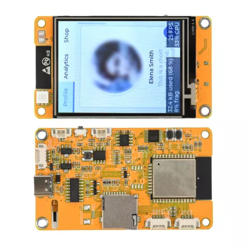 ESP32 WIFI Bluetooth Entwicklungsboard 2,4" kapazitives LCD Touchscreen Modul