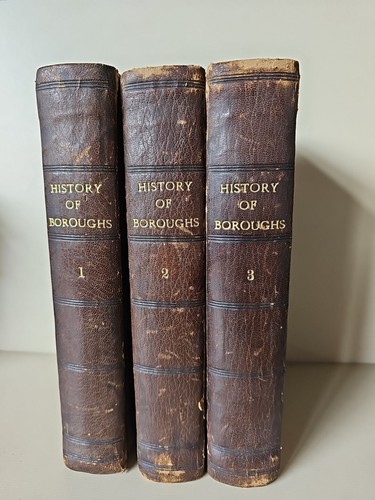 History Of Boroughs By T H B Oldfield Vols 1 2 & 3 1797 Antique Books Set HB