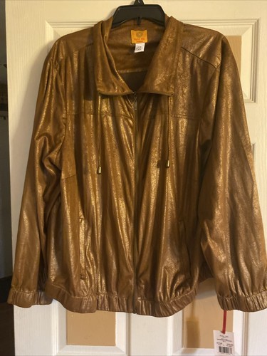 Woman’s 22w Ruby Rd Nwt Zipper Light Jacket