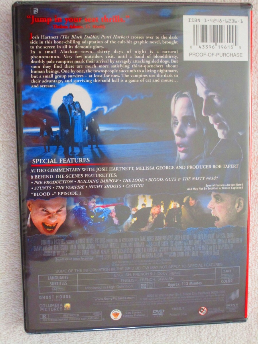 30 Days of Night DVD (2008, Columbia Pictures) | eBay