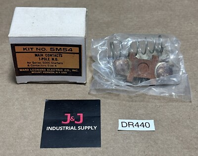 #ad #ad NEW IN BOX Ward Leonard Electric Kit No. 5M54 Main Contacts 1 Pole N.O. Ser5000 $195.00