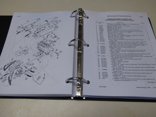 Custodia 580K Terna Caricatore (Fase 1) Catalogo Parti, Manuale, Libro, Nuovo con Legante - Foto 8 di 12