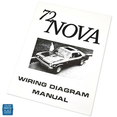 1972 Nova Wiring Diagram Manual Each | eBay