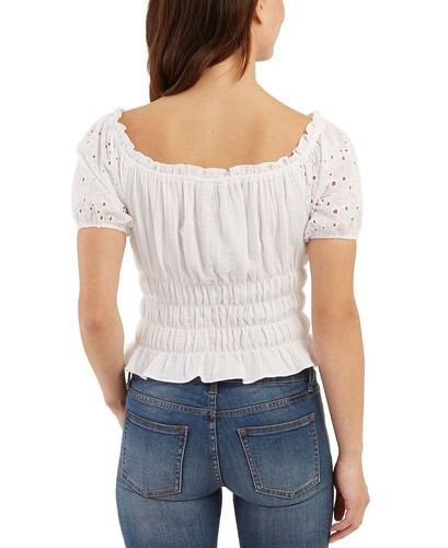 BCX Damen Junior Doubleface Gaze Top weiß XL B4HP - Bild 2 von 3