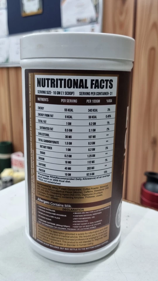 Café quente e frio Protein Coffee Boost Energy & Stamina 500 gm - Imagem 4 de 4