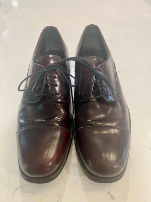 Johnston & Murphy Atchison Cap Toe Derby Mens Leather Dress Shoes Size 91/2